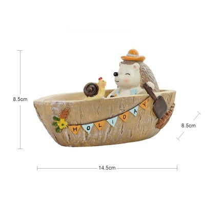 Cute Hedgehog Mini Planter