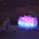 Special LED Colorful Clouds Astronaut Lamp