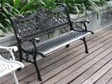 Otto Backrest Cast Aluminum Bench