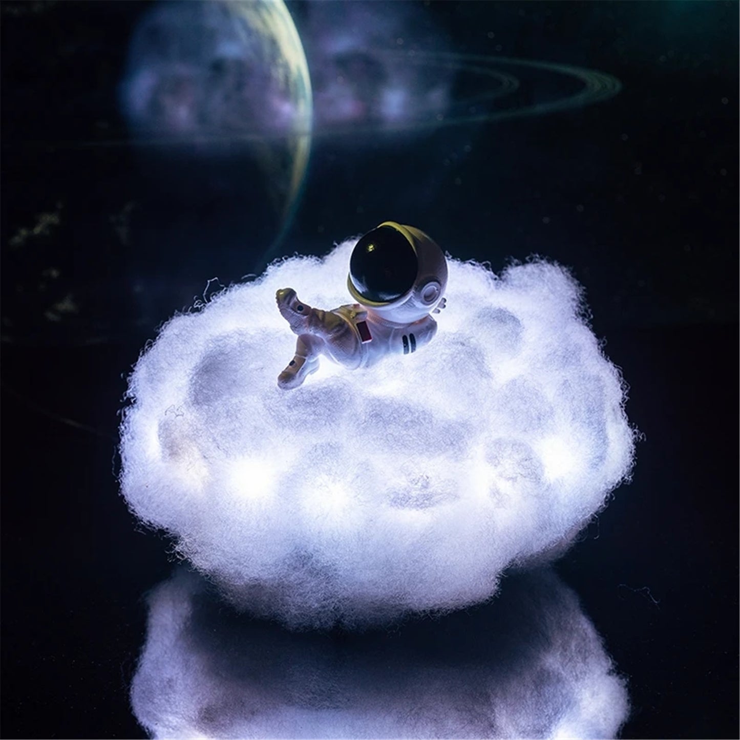 Special LED Colorful Clouds Astronaut Lamp