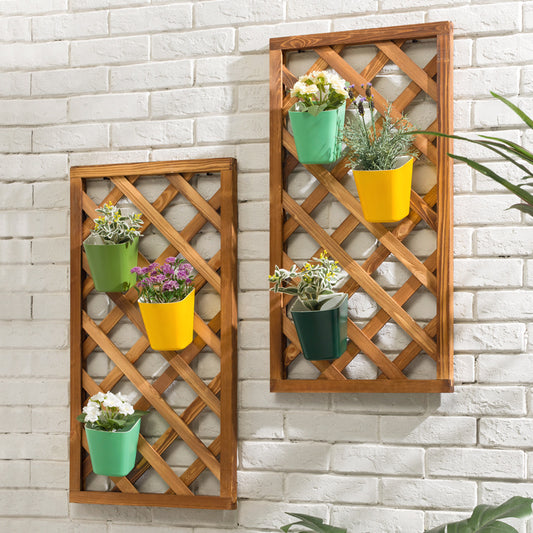 Wall Mounted Flower Rack