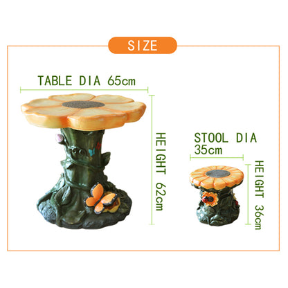 Terran Sunflower Outdoor Table & Chairs