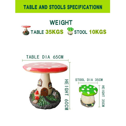 Terran Mushroom Table & Chairs