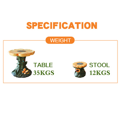 Terran Sunflower Outdoor Table & Chairs