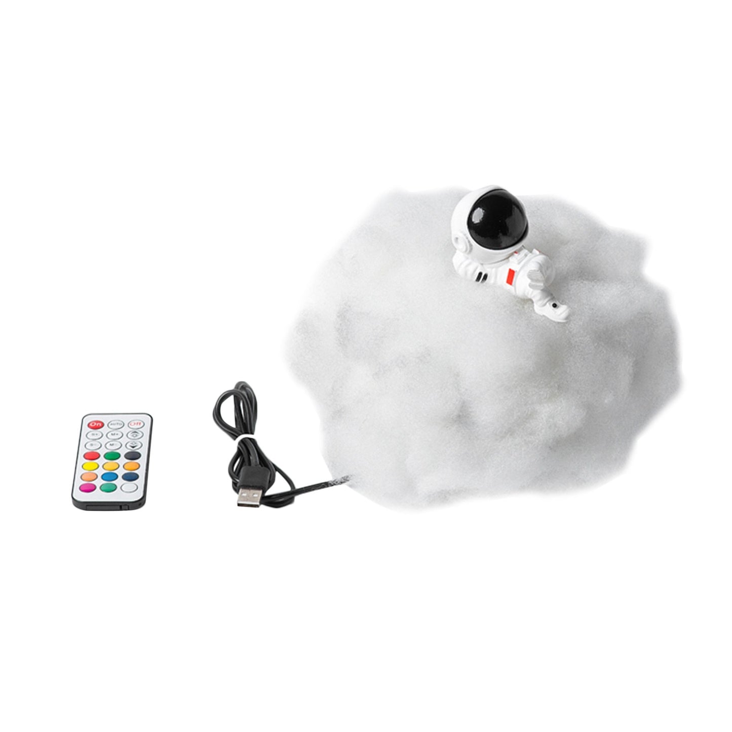 Special LED Colorful Clouds Astronaut Lamp
