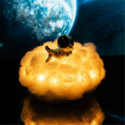 Special LED Colorful Clouds Astronaut Lamp