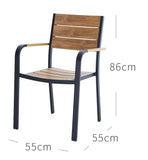 Charlotte Extendable Outdoor Table And Chair