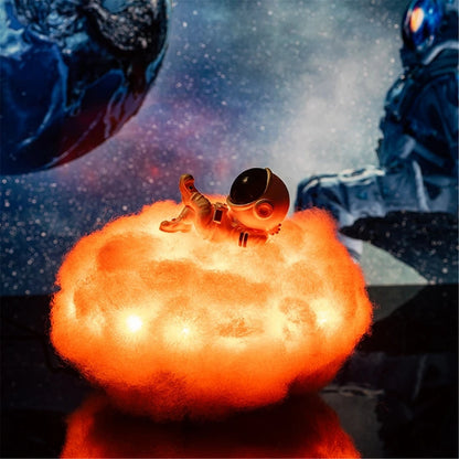 Special LED Colorful Clouds Astronaut Lamp