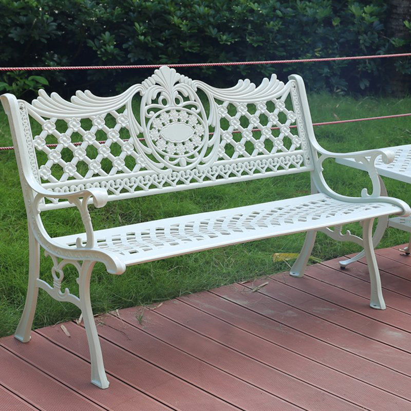 Otto Backrest Cast Aluminum Bench