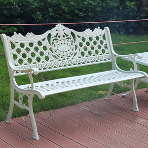 Otto Backrest Cast Aluminum Bench