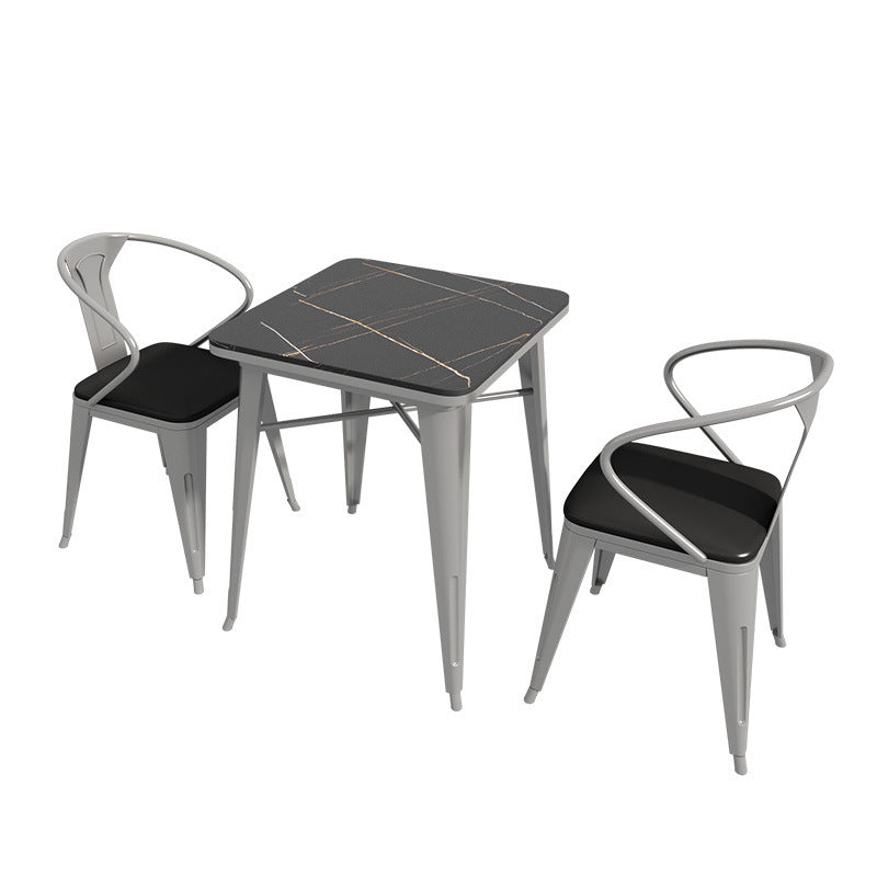 Paxton Silver Table And Chairs