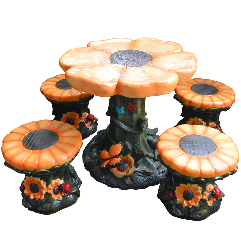 Terran Sunflower Outdoor Table & Chairs