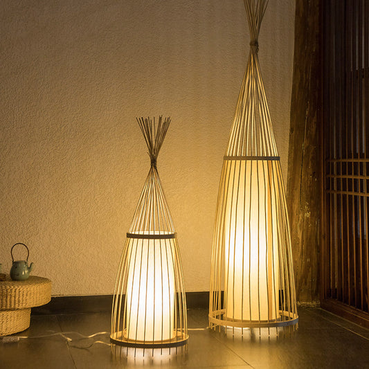 Ellis Bamboo LED Floor Lighting