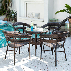 Nordisk Rattan Table And Chair Set