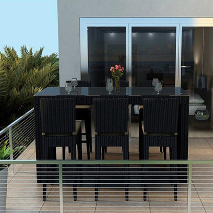 Hamilton Rattan Bar Set