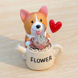 Cute Dog Mini Planter