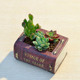 Cute Book Flower Pot