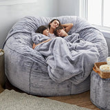 Giant Furry Sofa/Bed