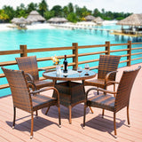 Baden Rattan Outdoor Table Chair