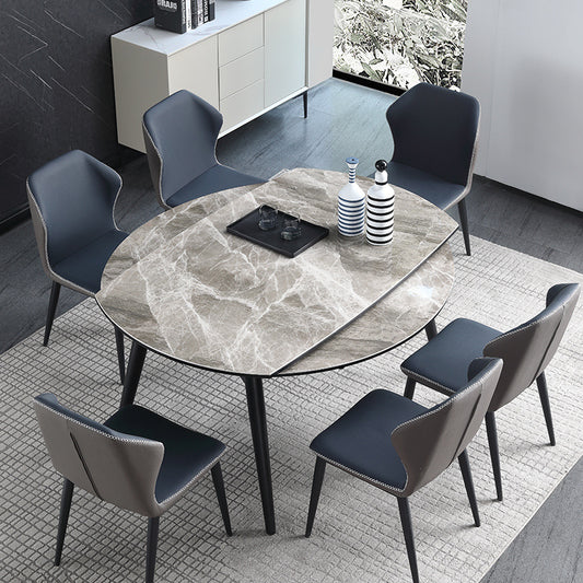 Mavi Solid Slab Dining Table