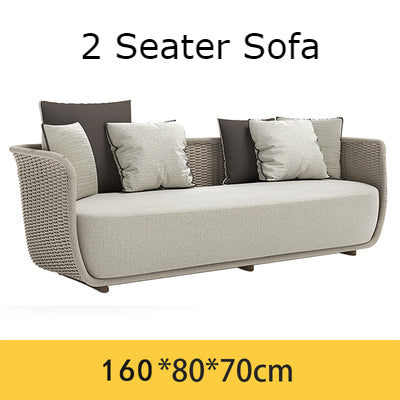 Concise Outdoor Sofa Set