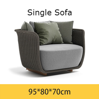 Concise Outdoor Sofa Set