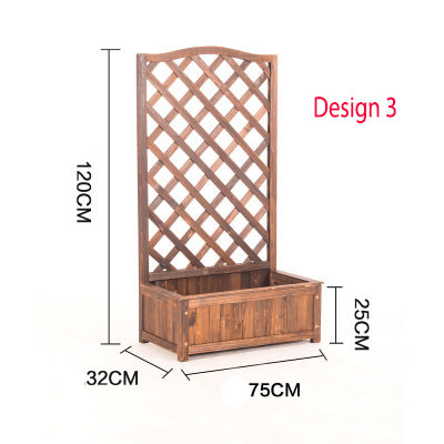 Juniper Wooden Screen Planter