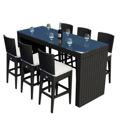Hamilton Rattan Bar Set