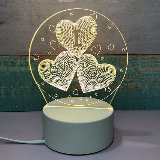I Love You Lamp
