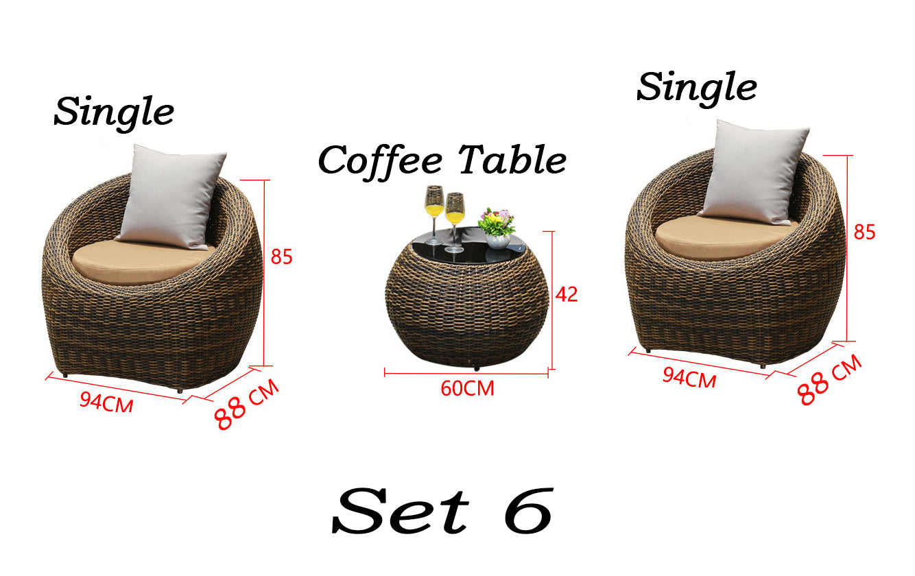 Lagoa Outdoor Rattan Sofa