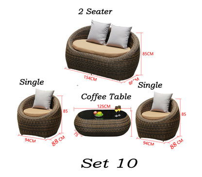 Lagoa Outdoor Rattan Sofa