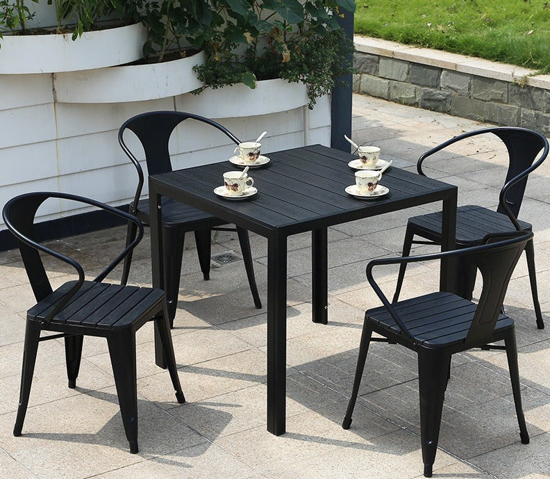 Akai Outdoor Composite Wood Table Set