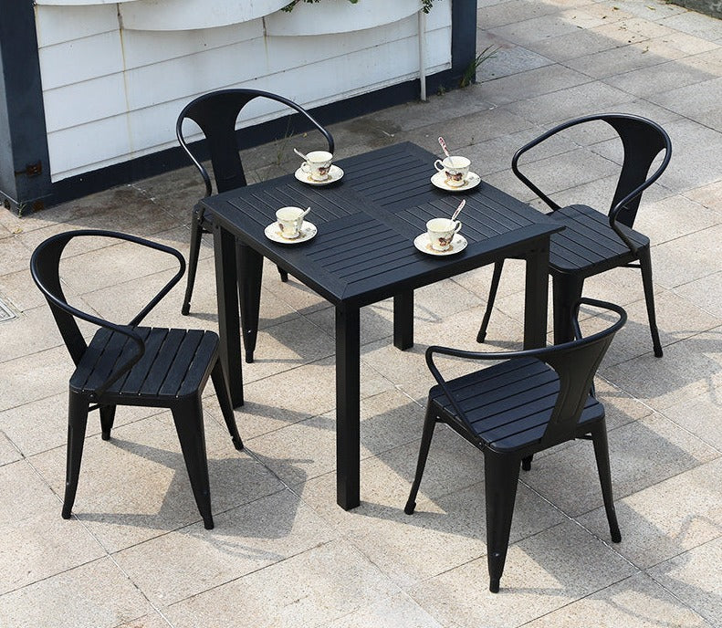 Akai Outdoor Composite Wood Table Set