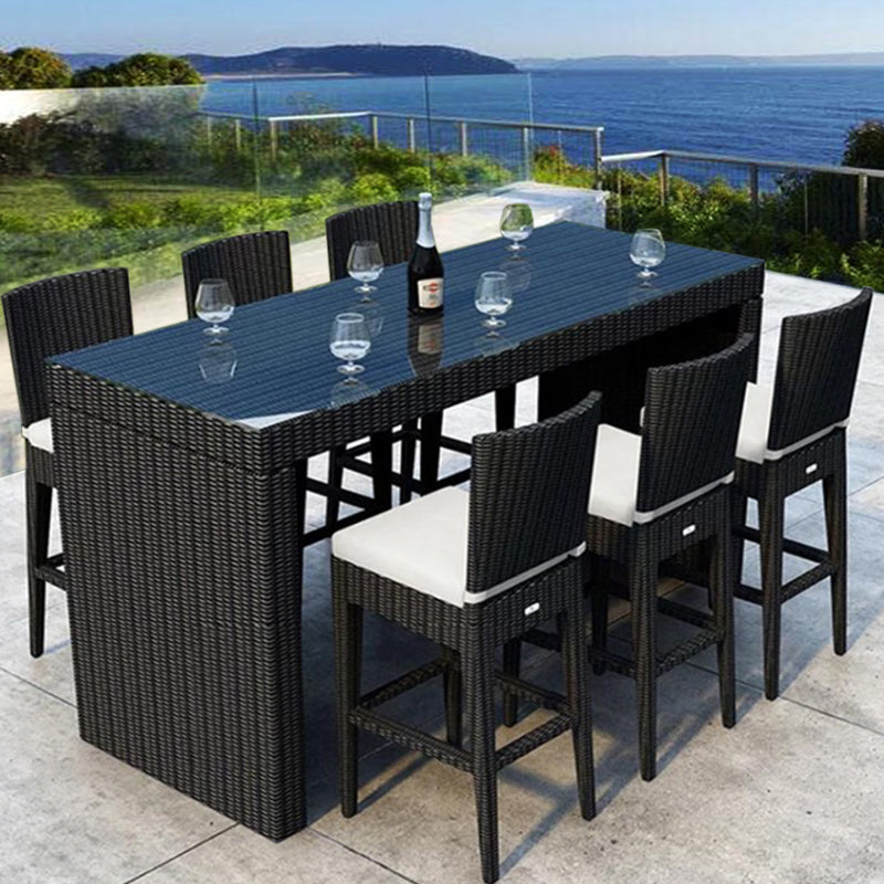 Hamilton Rattan Bar Set
