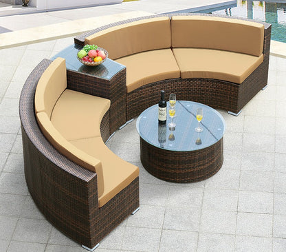 Lourenco Rattan Sofa Set