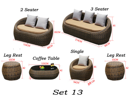 Lagoa Outdoor Rattan Sofa