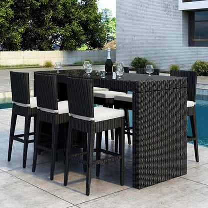 Hamilton Rattan Bar Set