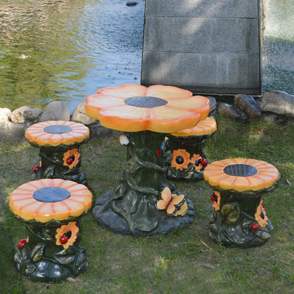 Terran Sunflower Outdoor Table & Chairs