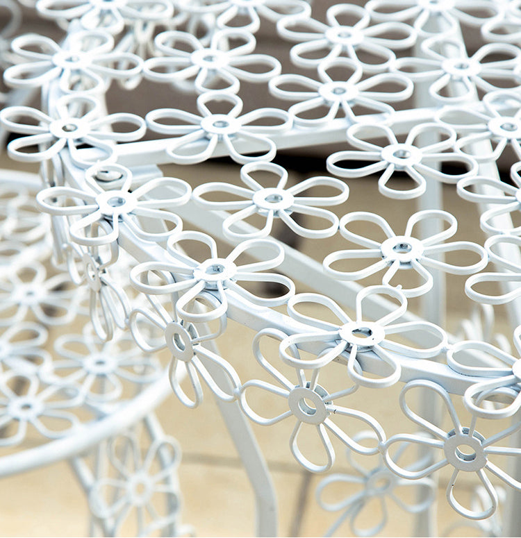 Flower Design Outdoor Table And Chair