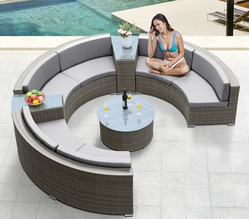 Lourenco Rattan Sofa Set