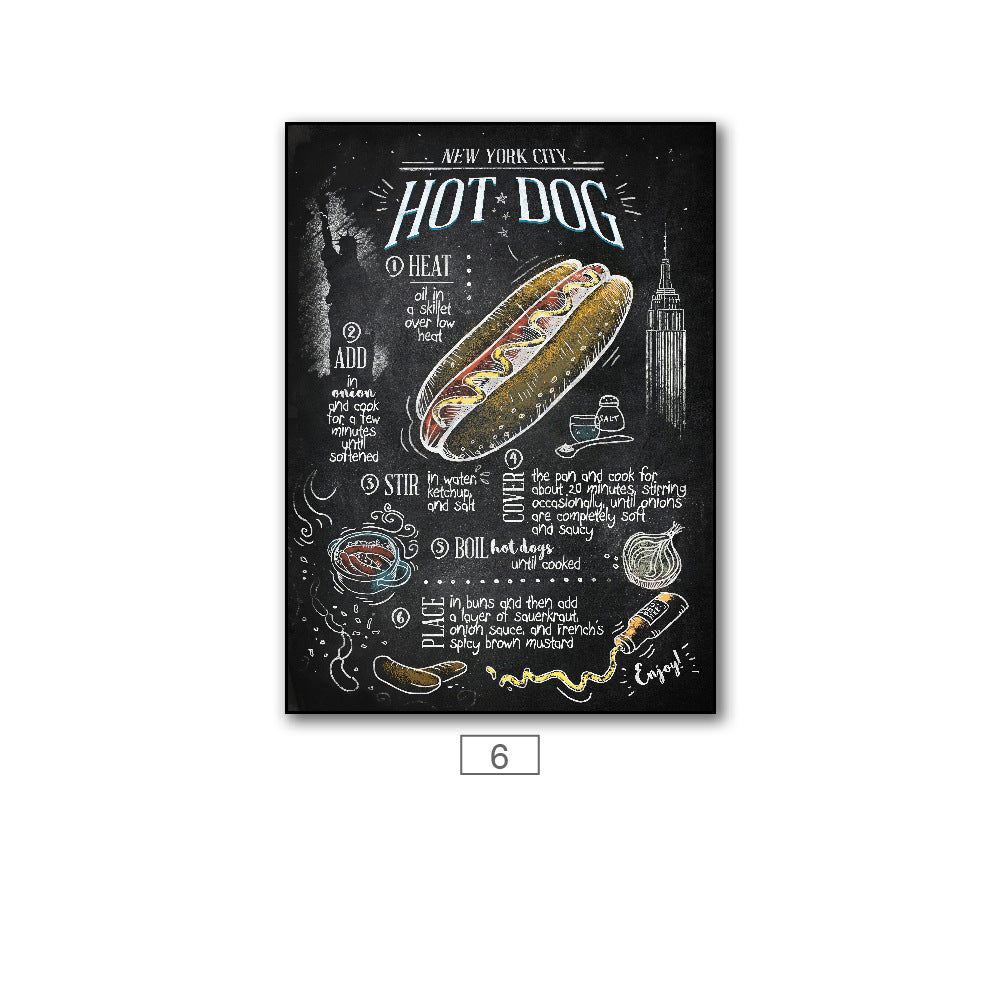 Food Canvas Decoration Painting