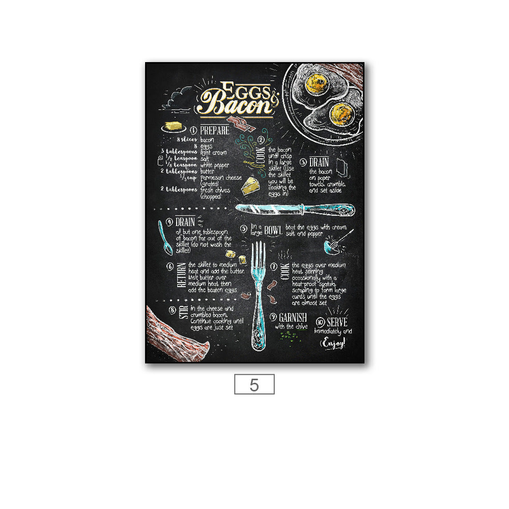 Food Canvas Decoration Painting