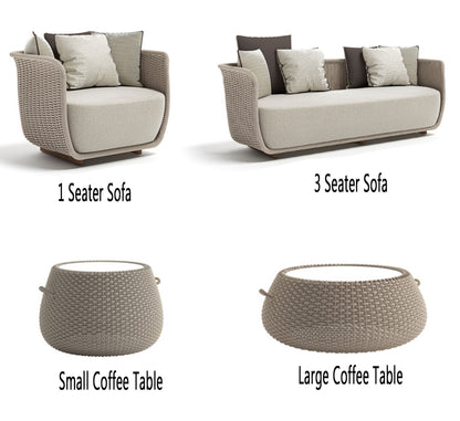 Concise Outdoor Sofa Set