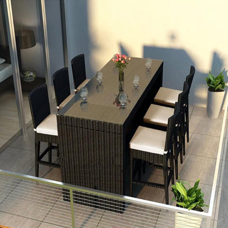 Hamilton Rattan Bar Set