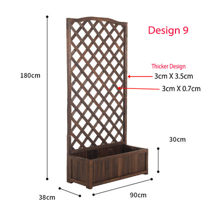 Juniper Wooden Screen Planter