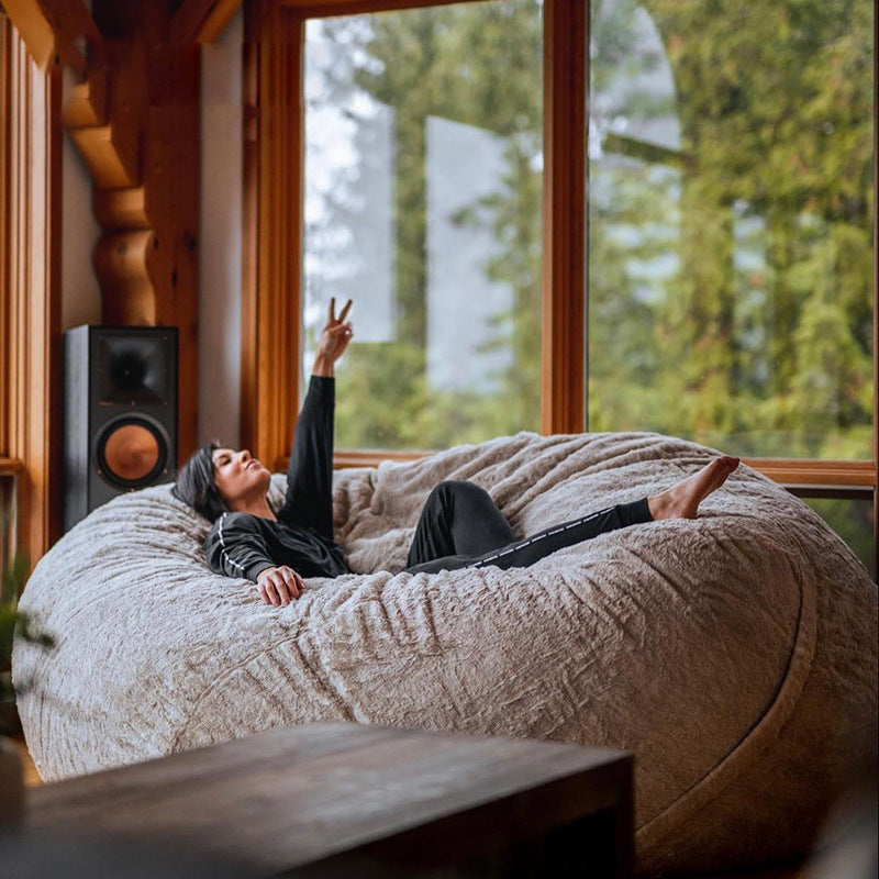 Giant Furry Sofa/Bed