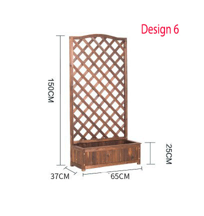Juniper Wooden Screen Planter