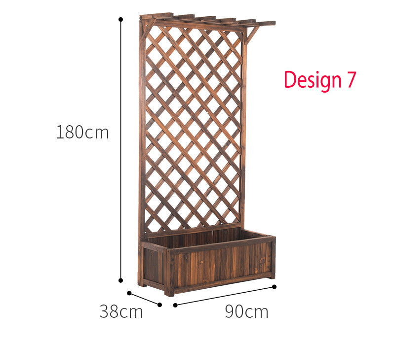 Juniper Wooden Screen Planter