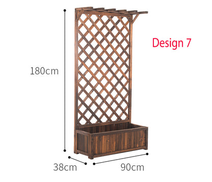 Juniper Wooden Screen Planter
