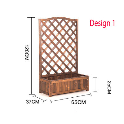 Juniper Wooden Screen Planter